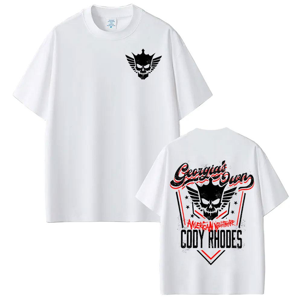 Cody Rhodes American Nightmare Claim Your Kingdom Tshirt Unisex Women Harajuku Violence Aesthetic T Shirts Summer Tops ONeck Tees