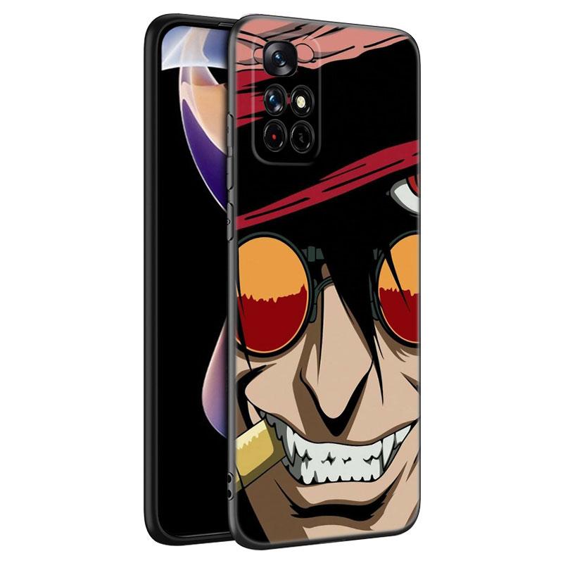 Аниме Hellsing черный силиконовый чехол для телефона Xiaomi Redmi Note 10 11 11S 12 13 4G 8 9 11T Pro 5G Plus 8T 9S 10S 12S