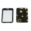 Sun and Moon Stars Lanyard Keyrings ID Card Holder Badge Holder Hanging Rope Phone Neck Strap