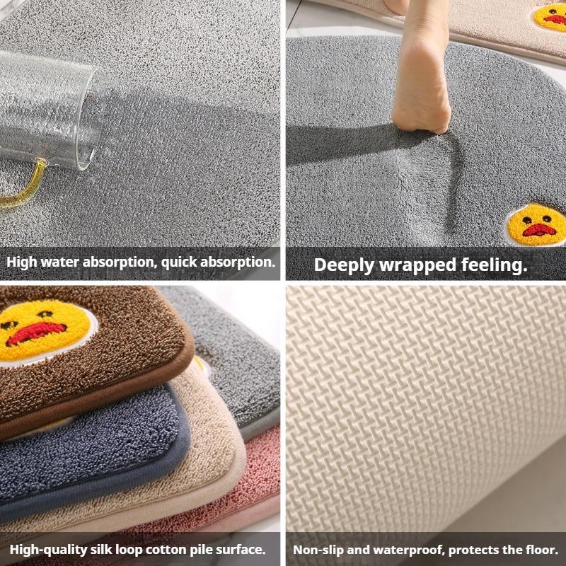 Коврики для ванной Нескользящий Впитывающий ковер Прихожая Туалетный коврик Входной коврик