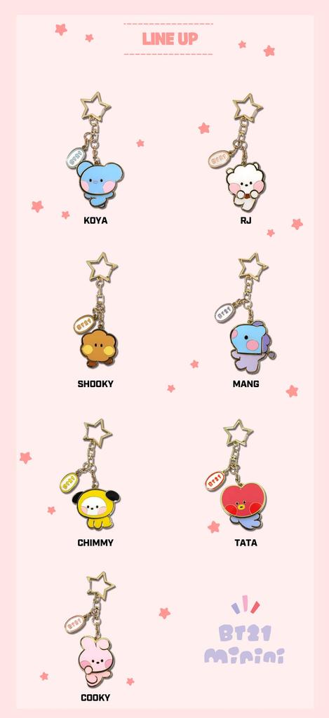 Соломон Сёдзи BT21 minini Металлический брелок Юраюра (TATA)