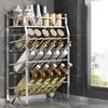 Multi-Layer Stainless Steel Kitchen Spice and Pot Rack