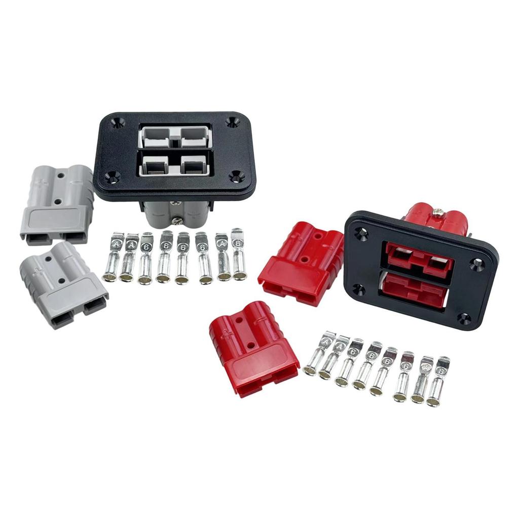 Flush Mount Recessed Plate 50A Plug Mounting Panel Caravan 13 Pin Connector for Ships Yachts and Buses