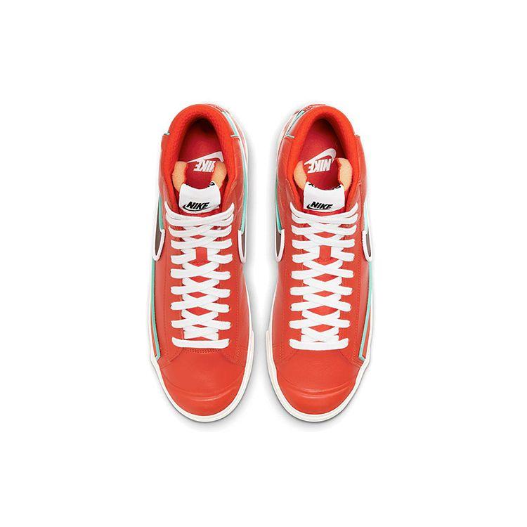 Nike Blazer Mid 77 Infinite Team Orange Мужские кроссовки Барокко-Коричневый Арктический-Розовый DA7233-800