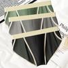 3PCS Men's Ice Silk Loose Fit Mid Rise Comfortable Underwear Personalized for Boys Breathable Comfortable Plus Size Triangle Shorts