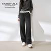 Mark Fairwhale Women's Wool Blend High-Waist Leisure Pants