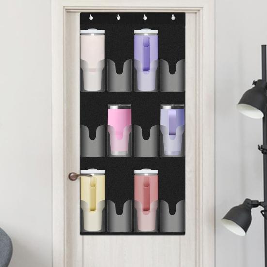 Держатель для бутылок с водой для чашек, 12 карманов, большой вместительный органайзер с 4