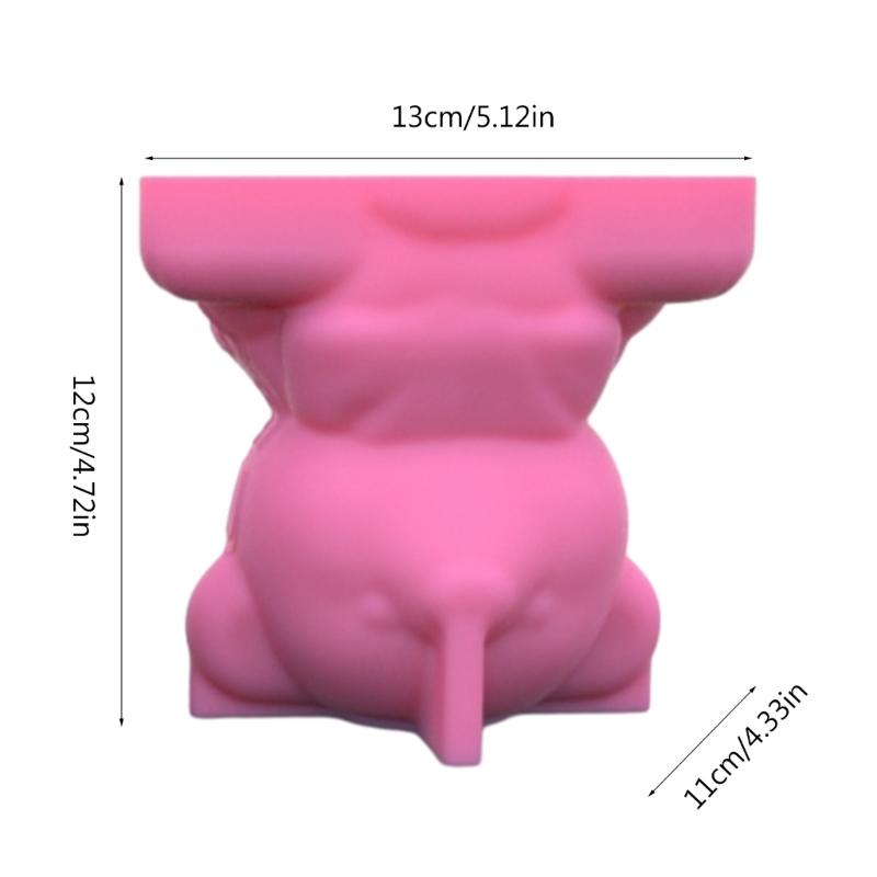 Little Bear Shaped Mold Succulent Flower S Mould Silicone Molds Animal Mould for Enthusiasts
