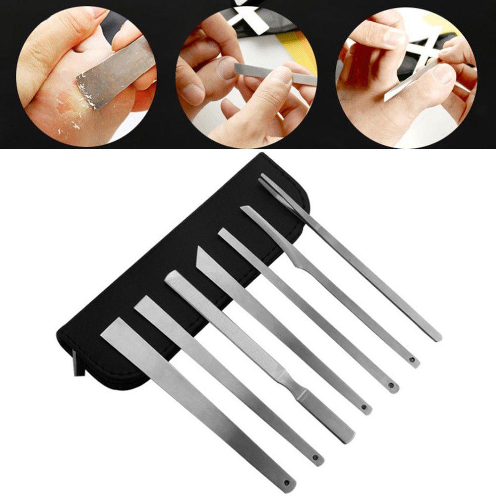 Steel Ingrown Callus Cuticle Dead skin Manicure Kits Toe Nail Knife Pedicure Tools Callus Rasp File