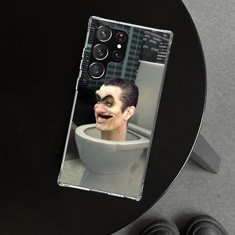 Чехол-обложка для мобильного телефона S-Skibidi Toilet для Samsung Galaxy S26 S25 Edge S24 S23 Ultra S22 Plus S21 FE S20 + Арт Индивидуальный
