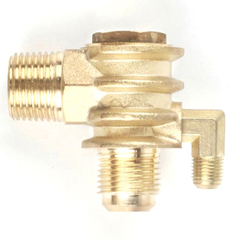 3-портовый обратный клапан односторонний с наружной резьбой для мастерской воздушного компрессора 20*19*10 мм