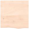 VidaXL Wall Shelf 60x60x2 Cm Solid Untreated Oak Wood 363533
