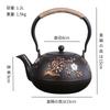 OULOVECO Iron Teapot with Iron Improves Water Stylish Iron Induction Cooking and Direct Heat Traditional Healthy Tea Ceremony Utensils for the Home