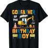 Крестный отец именинника Футболка для вечеринки в честь дня рождения строителя