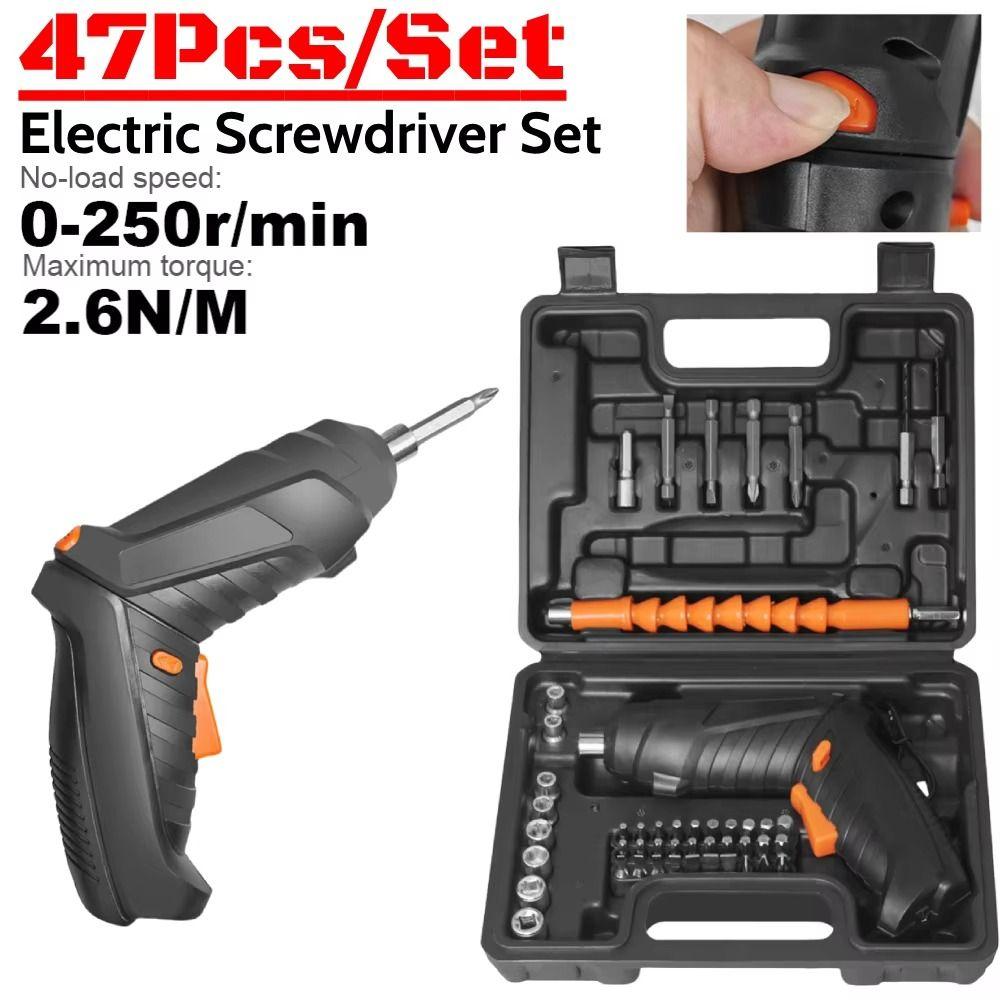 USB Charging Electric Screw Driver Multifunctional Cordless Screwdriver Screwdriver Set