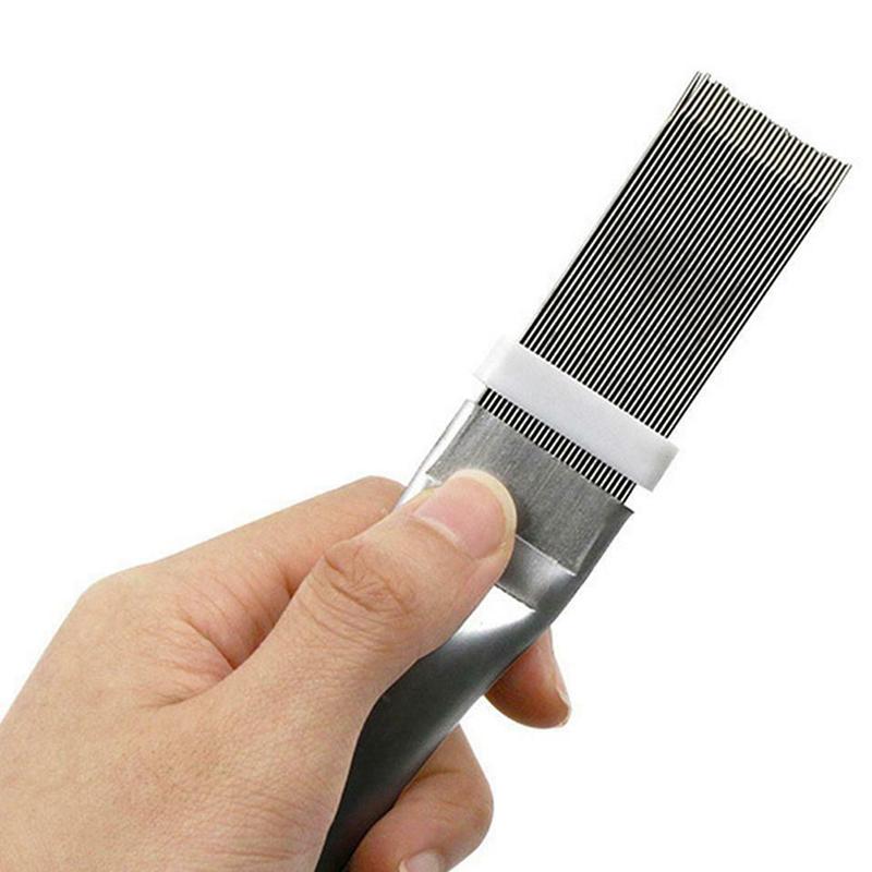 Air Conditioner Condenser Fin Cleaning Brush Coil Condenser Brush Fin Comb Stainless Steel Air Refrigerator Fin Brush
