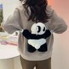 Adorable Plush Panda Children's Bag For Girls Lightweight Breathable And Versatile Design