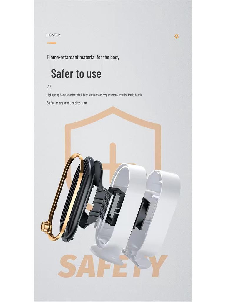 Компактный настольный обогреватель с теплым воздухом для дома и офиса