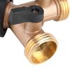 Brass Water Tap Adapter 2 Way Y Shape 3 4 Hose Connector for Garden Irrigation