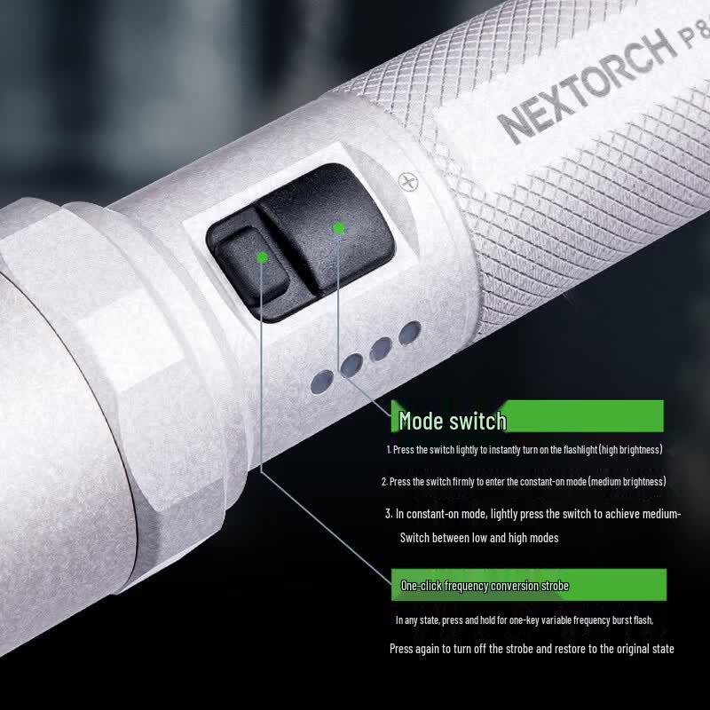Тактический фонарь NEXTORCH P81 с USB-C зарядкой