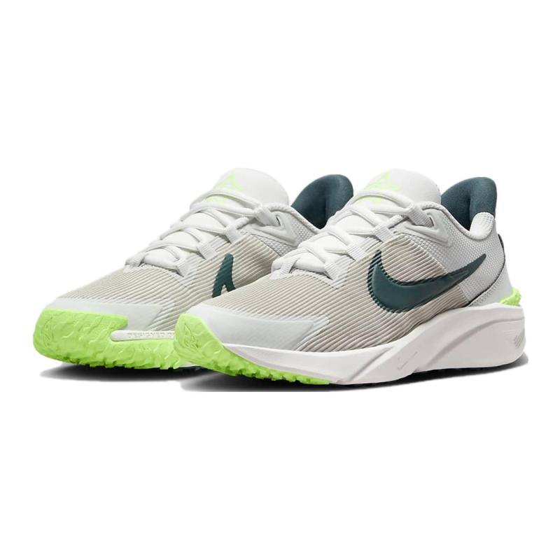 Nike Star Runner 4 GS 'Photon Dust Deep Jungle' Sneakers DX7615-003