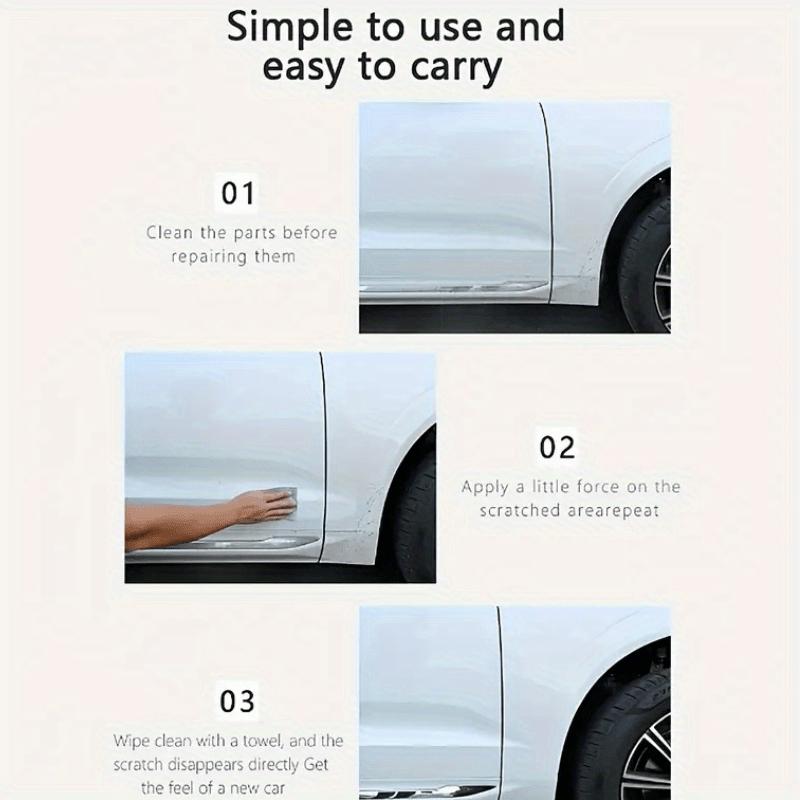 Ткань для удаления царапин - Быстрое удаление мелких царапин, безопасное восстановление поверхности автомобиля, полировальная и чистящая ткань для автомобиля, инструменты для ухода за автомобилем