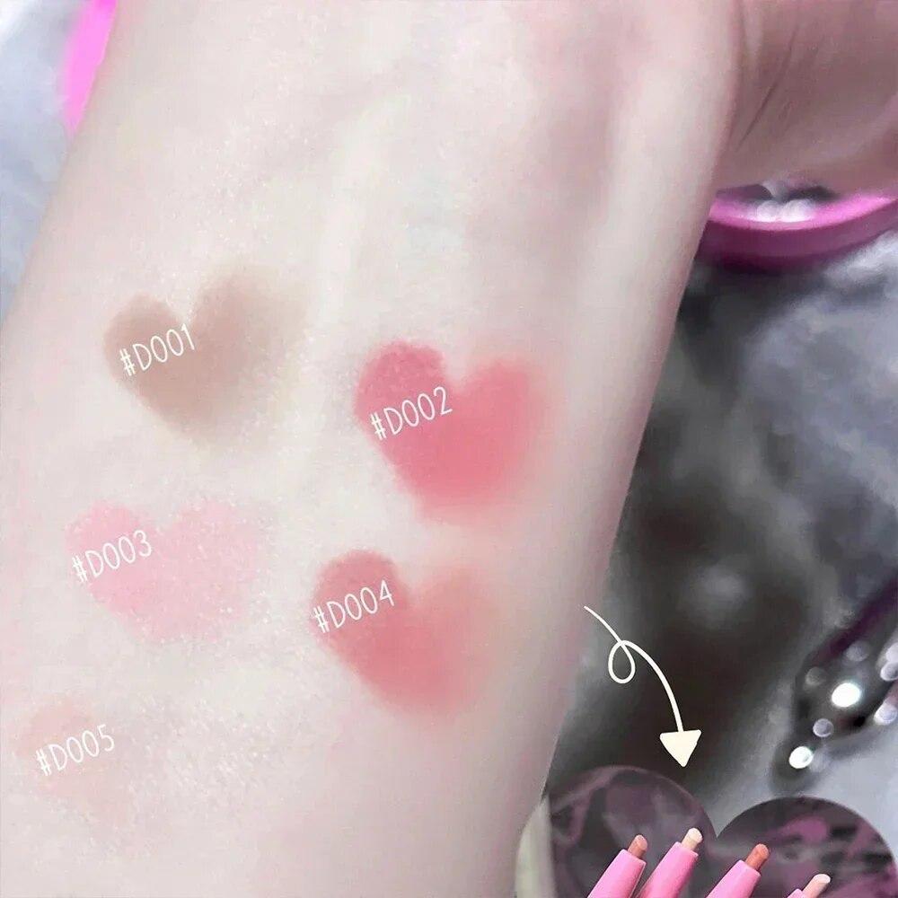 Lip Liner Pen Matte Lipstick Pen Waterproof Longlasting Lipstick Lip Contouring Non-stick Cup Lipliner Pencil Lip Makeup