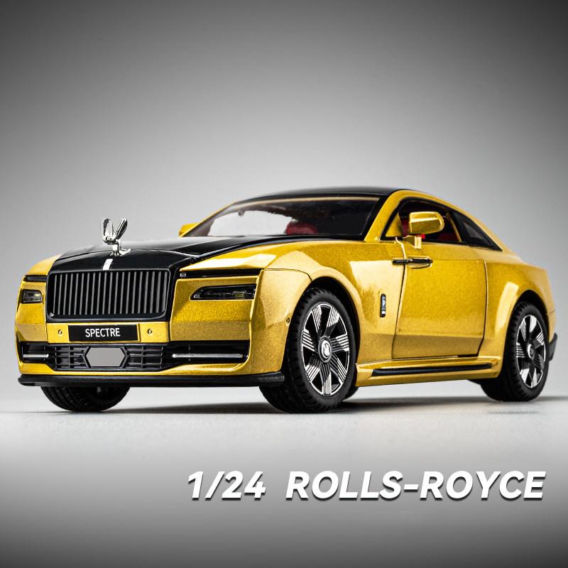 1/24 Rolls-Royce Spectre литая игрушечная модель автомобиля со звуком и светом инерционный механизм детская игрушка коллекционная вещь подарок на день рождения