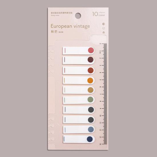 Index Tab Self-Adhesive Waterproof PET Writable Sticky Index Labels Notes File Page Flags School Supplies