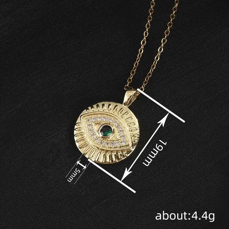 Женское ожерелье, Загадочное французское ожерелье с глазами, Стильные геометрические элегантные украшения