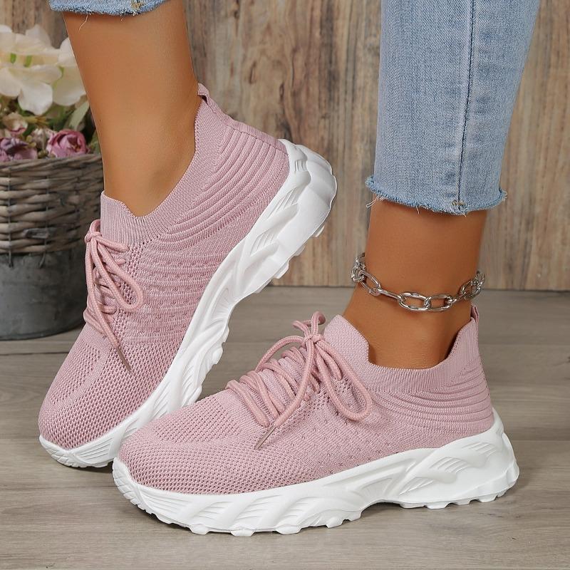 Fashion Solid Color Casual Sneakers Women's Comfortable Tennis Shoes Lightweight Sneakers Women's 2024 New Vulcanized Shoes