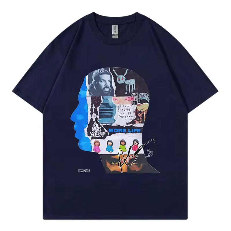 Rapper Drake Album Merch Graphic T Shirts Men Women Clothing Harajuku Hip Hop T-shirts Summer Casual Comfort T-shirt Streetwear