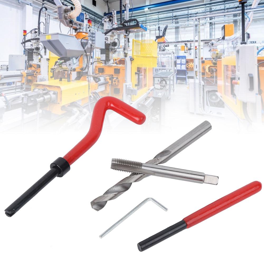 Набор для восстановления резьбы M8 25 шт. Метчик для нарезания резьбы Сверло Инструменты для ремонта поврежденной резьбы