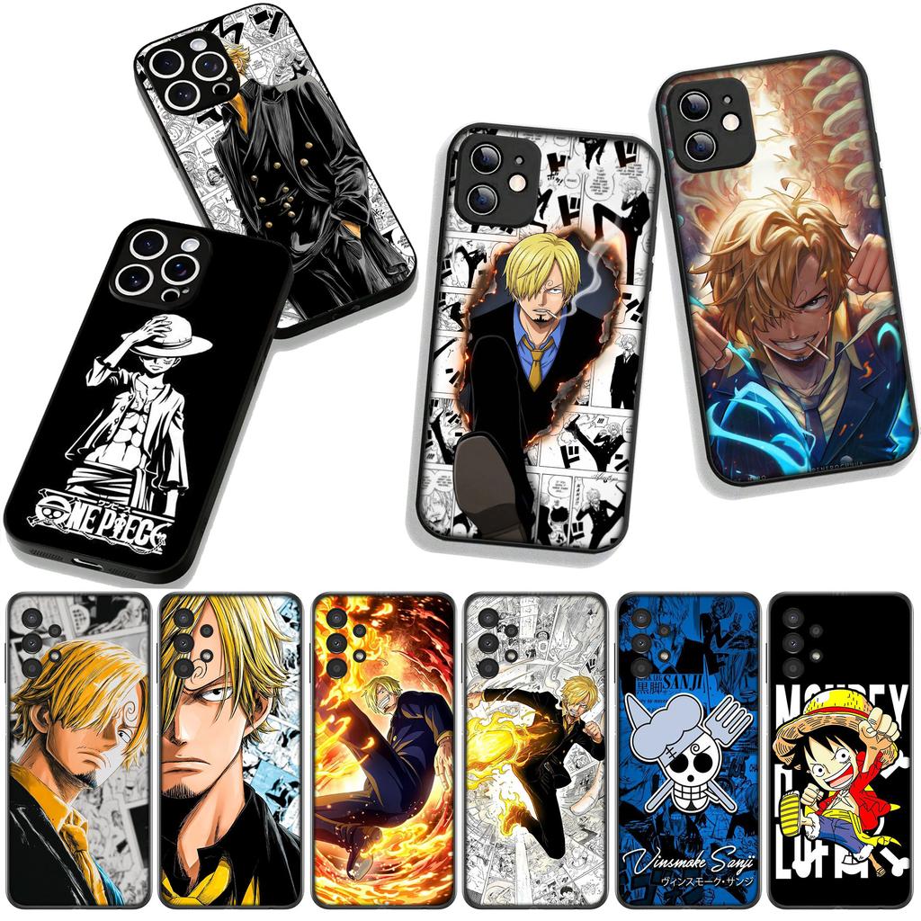 Обои Sanji One Piece Luffy Чехол для Motorola Moto G54 G05 G24 G45 G55 G75 G85 G15 G57 G86 Power Edge 50 30 Fusion neo Pro