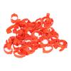 50pcs Chicken Leg Rings Retractable Numbered Bird Foot Rings for Ducks Geese and Other Poultry