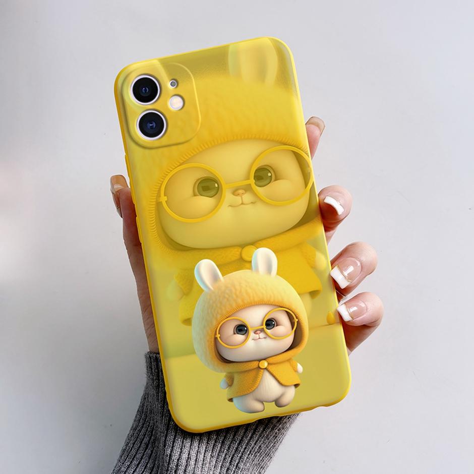 Cartoon Case For iPhone 12 Mini Mobilie Phone Soft Silicone Protective Covers For iPhone 12Mini Shockproof Fashion item Housings