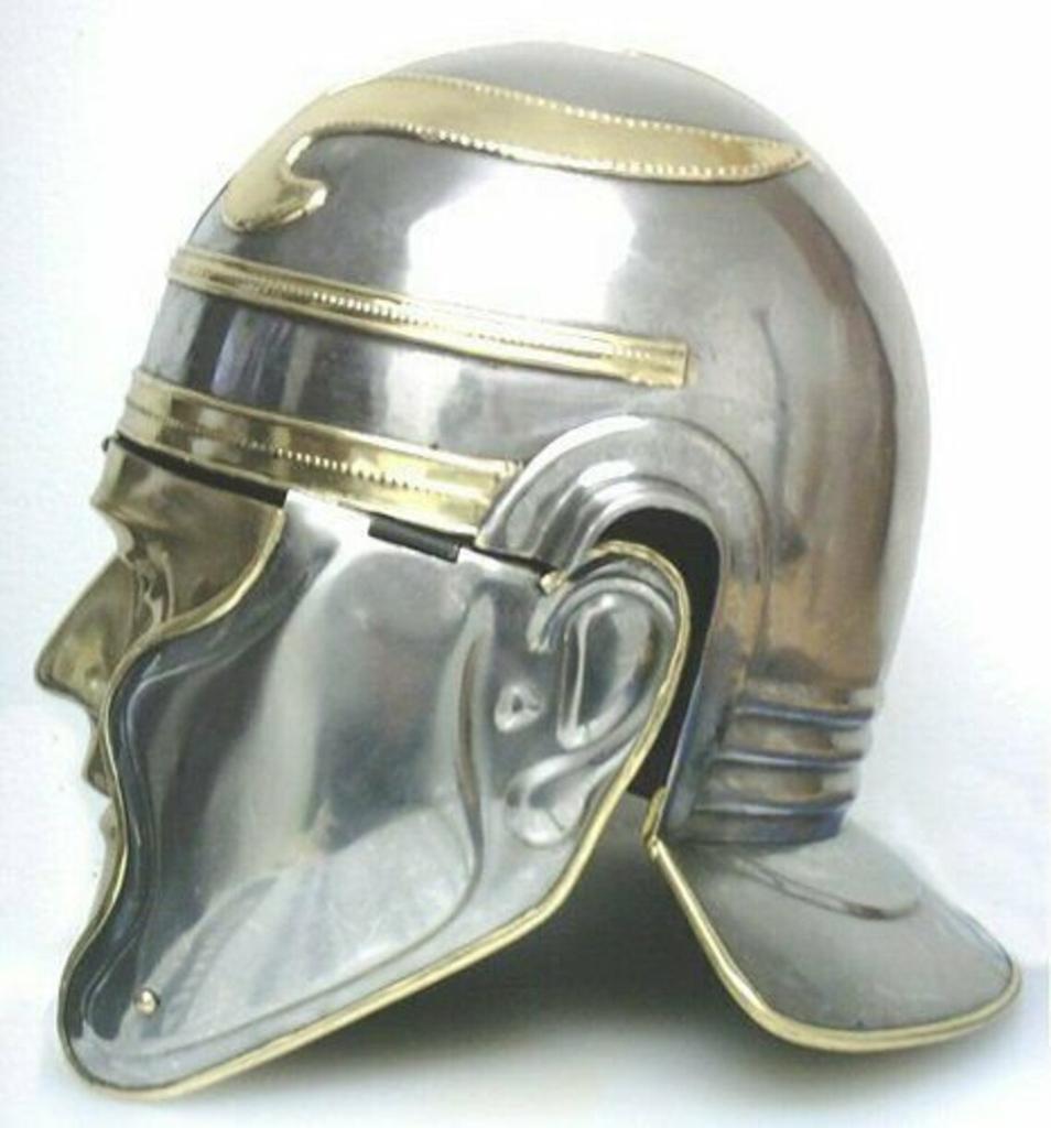 Larp Mask, Roman Battle Mask, Historic Cosplay, Ancient Mask, Face Mask, Costume, Larp, Mask for Masquerade, Larp Armor, Mask for Men