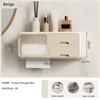 Bathroom Tissue Box Face Towel Storage Box Waterproof Wall Mounted Non Perforated Clean Face Towel Makeup Cotton Storage Rack