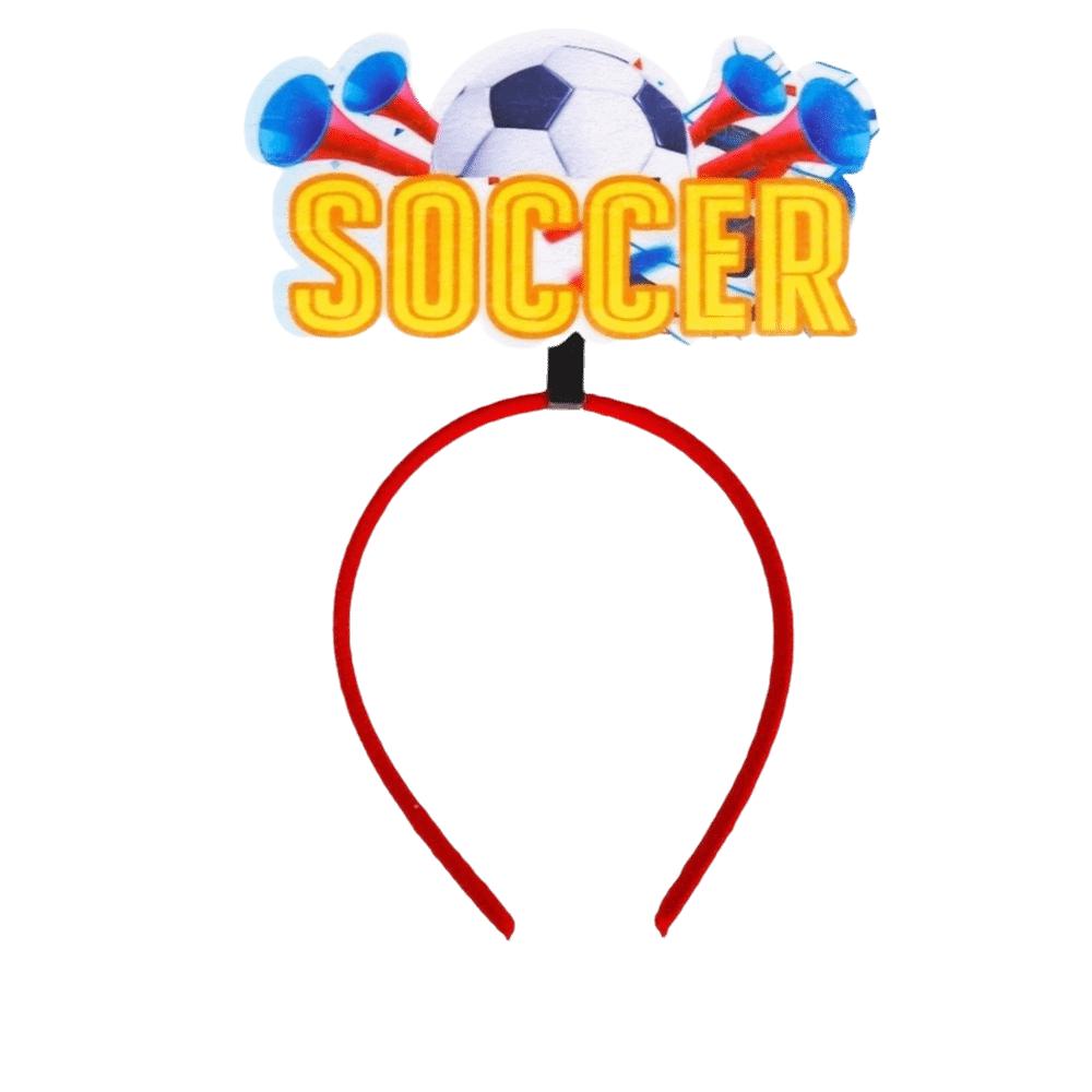 Charming Design Soccer Fan Headband Plastic Party Decoration Headband  Photo Props