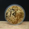 2025 Snake Commemorative Coin Chinese New Year Collectible Iron Coin Year of The Snake Badge Coin for Wealth And Good Luck