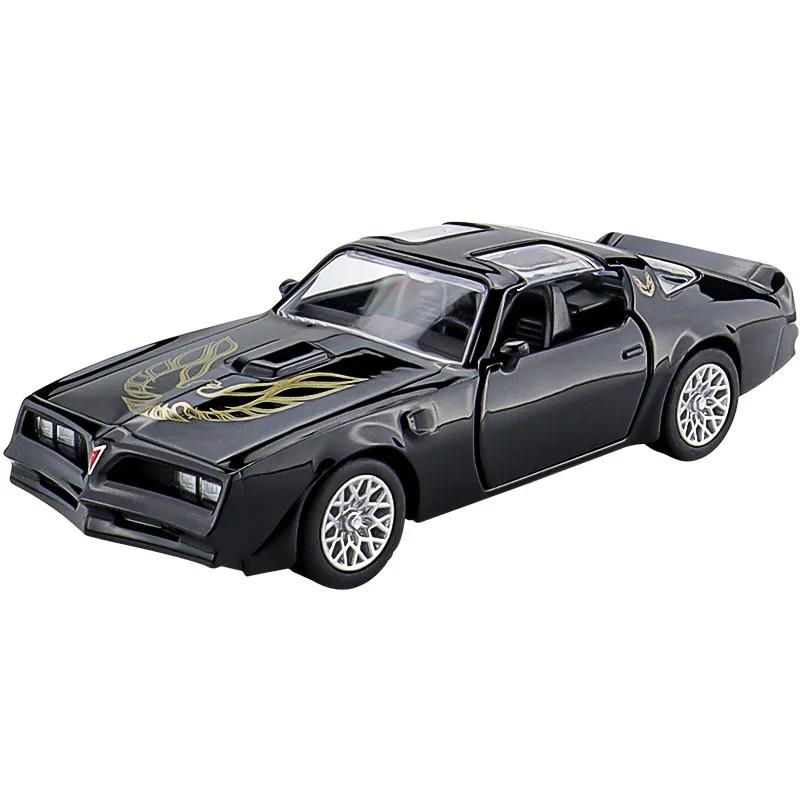 Simualtion 1:36 Pontiac Firebird Alloy Sports Car Model Diecast Metal Toy Vehicles Childrens Toy Collection miniature voiture
