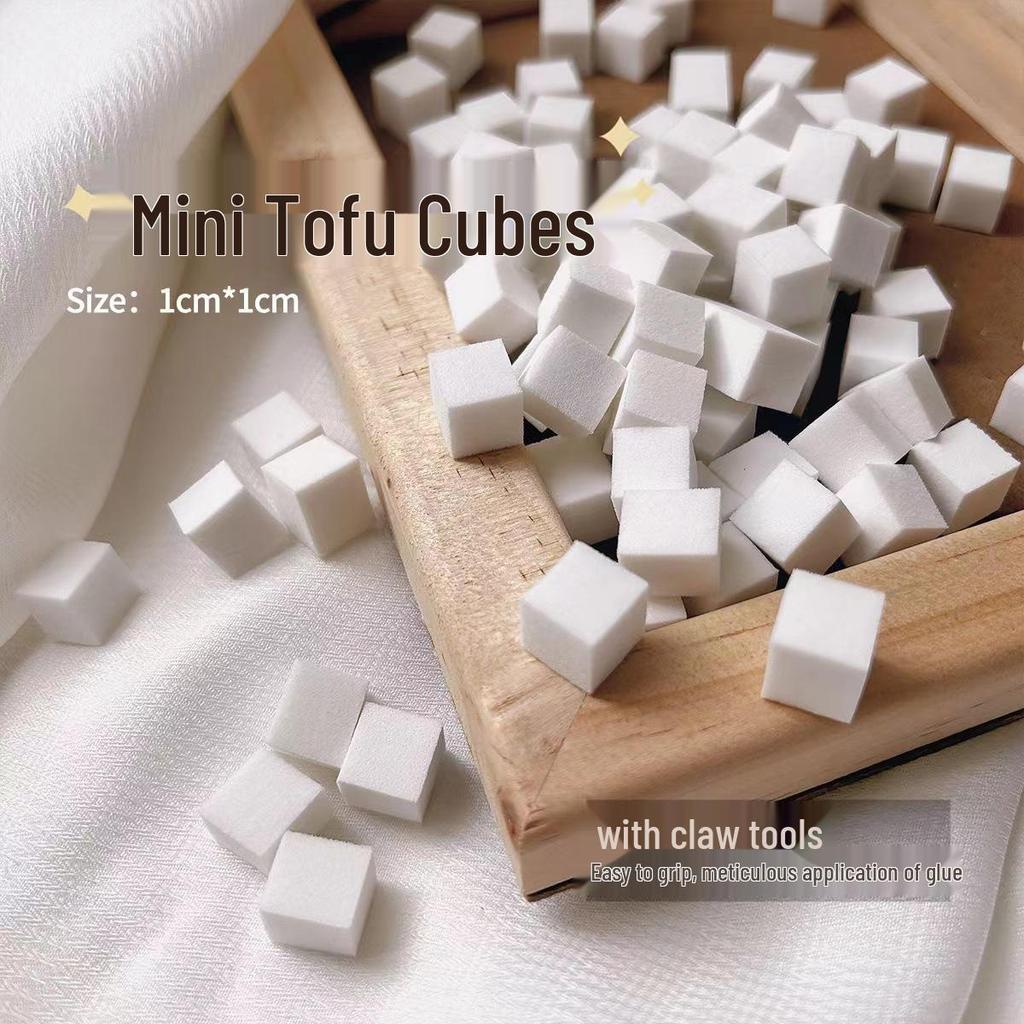 Набор градиентных губок и зажимов для ногтей