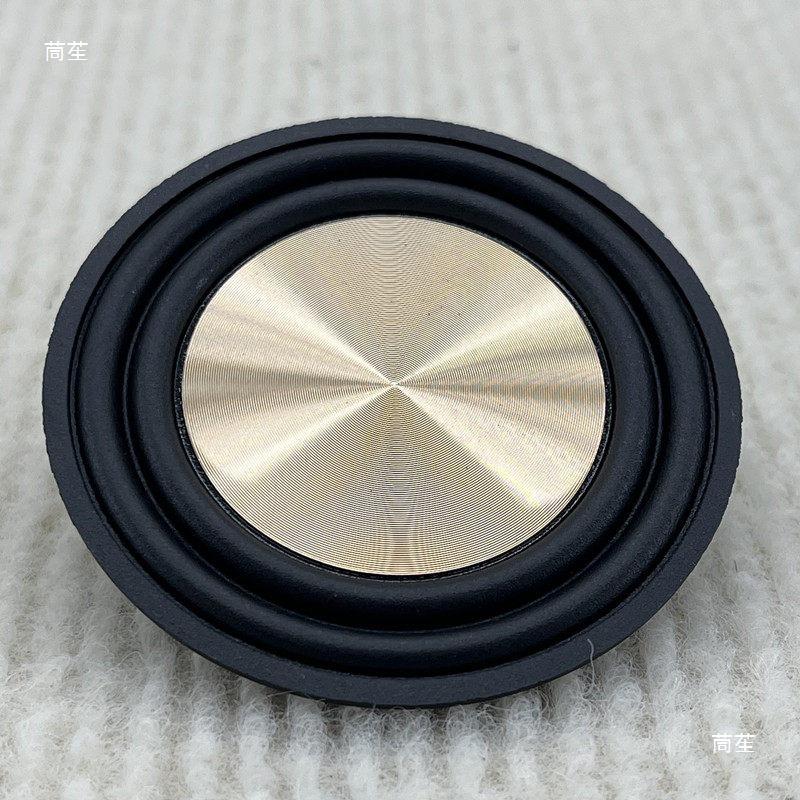 Металлическая конусная вибрирующая диафрагма сабвуфера с резиновым краем 60 мм