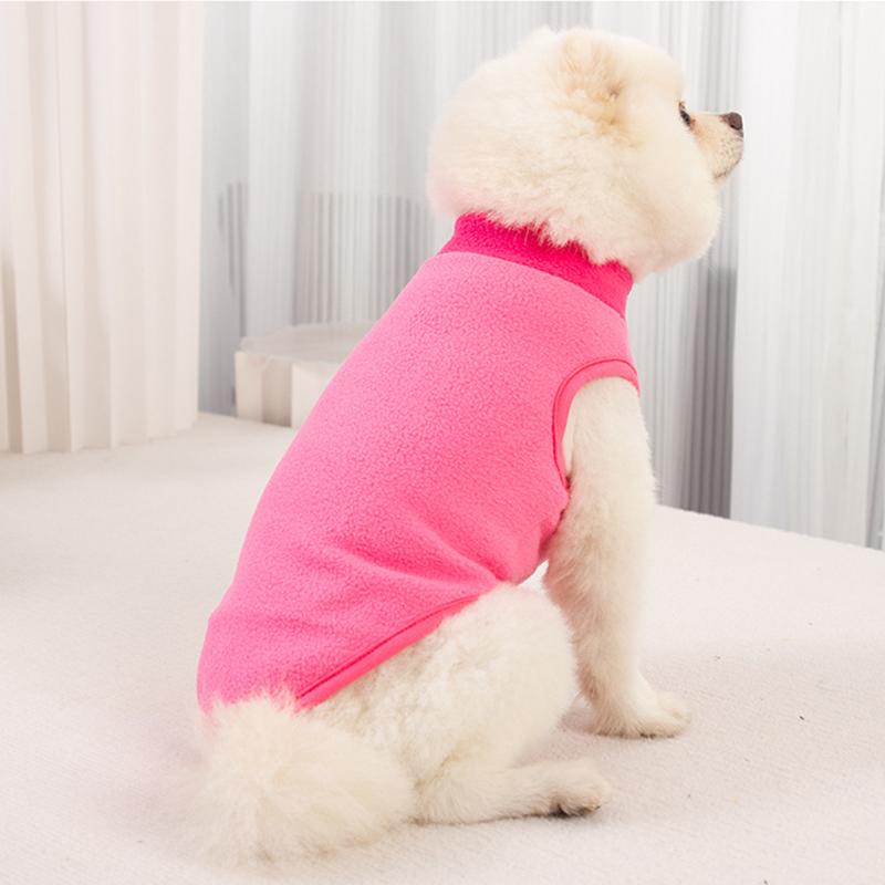 Зимний теплый жилет для собак, мягкая флисовая одежда для домашних животных, куртка для чихуахуа, йоркширский терьер, одежда для маленьких собак, одежда для щенков, мопсов, пуделей