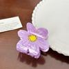 Stylish Acrylic Flower Hair Clips Available In Multiple Colors For Elegant Women's Hairstyles