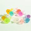 10Pcs Mini Resin Cartoon Whale Luminous Miniature Whale Figurines Bulk Mini Resin Animals For Garden Landscape Home Ornaments