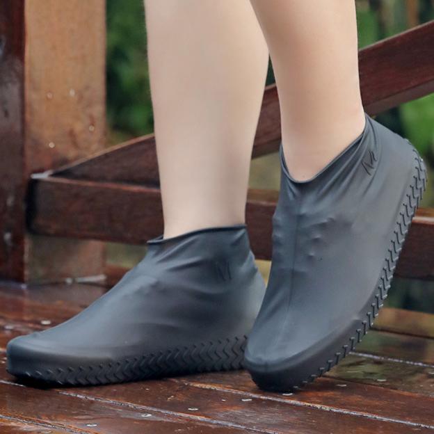 Silicone Waterproof Shoe Covers for Adults and Children S/M/L Waterproof Rain Boot Covers Outdoor Camping Non-slip Rubber Rain Boot Covers