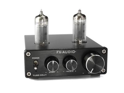 FX-AUDIO- TUBE-03J+ [Черный] Гибридный предусилитель с вакуумными лампами и функцией регулировки тембра