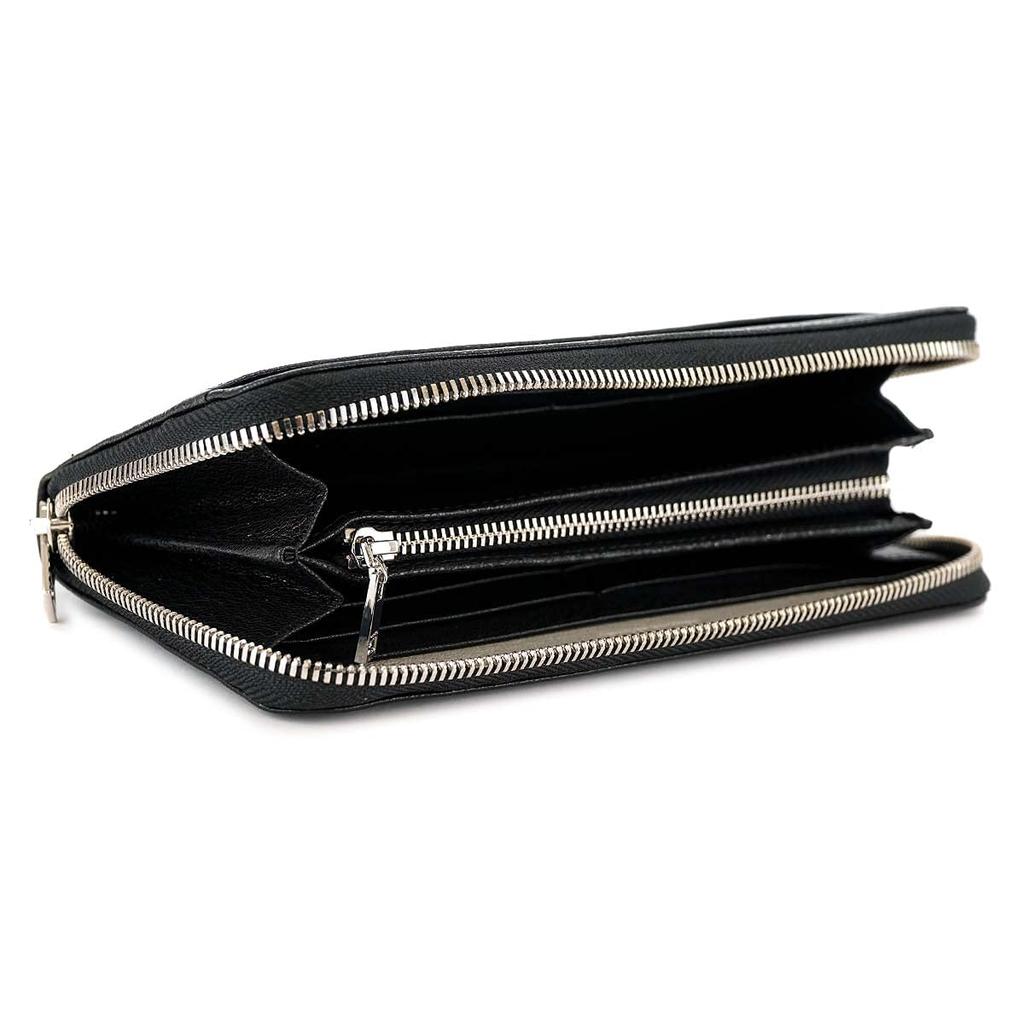 Длинный кошелек X06752 P3043 24 ZIPPOCKET Кошелек H0999 Серый [Дизель] Мужской черный/светлый [Товар]