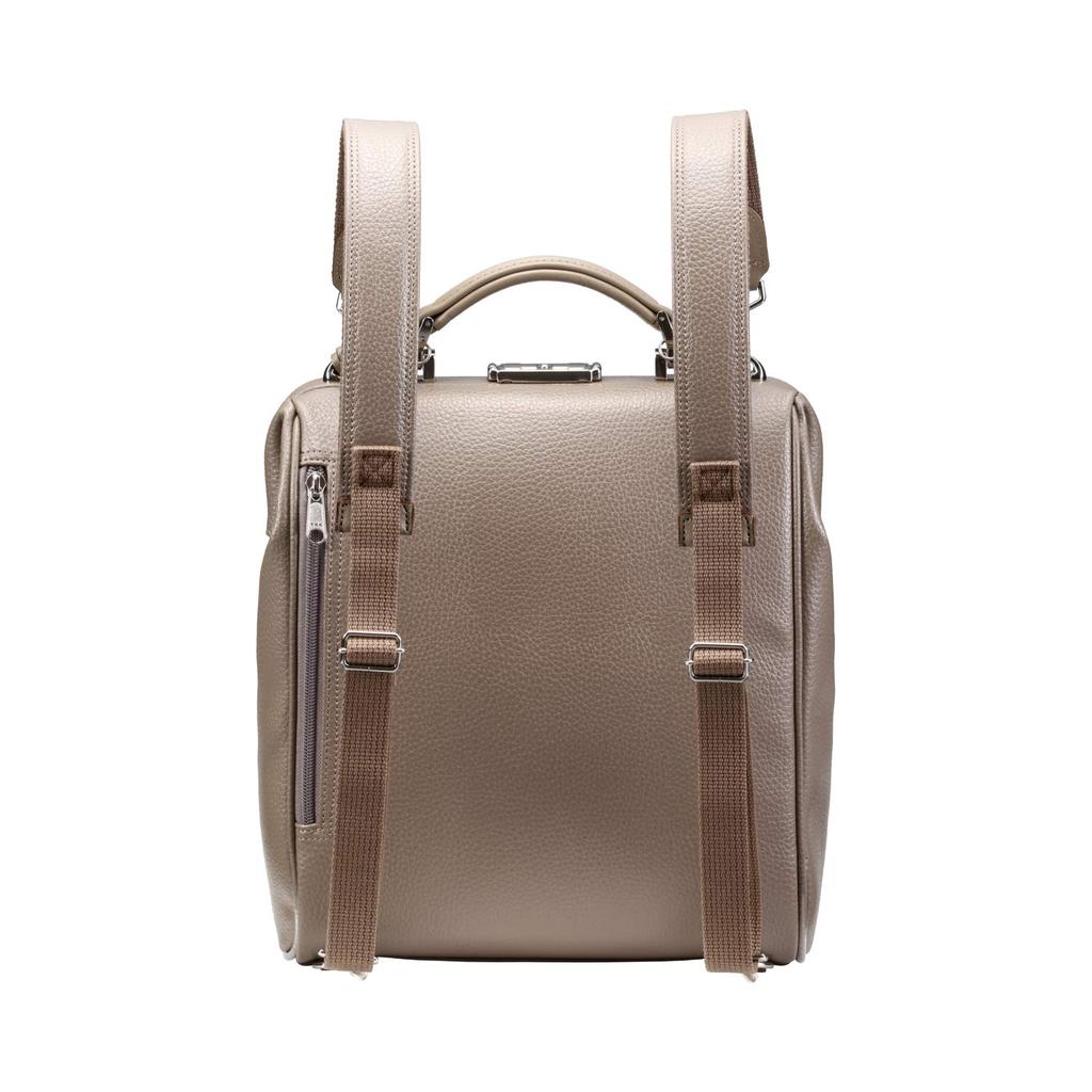 YOUTA Мини-рюкзак Взрослый Сумка Даллеса Сумка Тоёока Открытие сумки Наплечная сумка Легкий Водонепроницаемый YK9 Вертикальный Размер S Серо-коричневый Женский